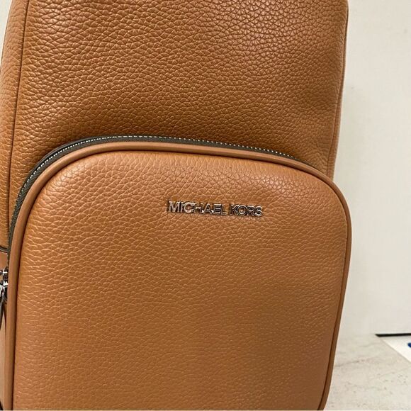 MICHAEL KORS Sling Backpack MK signature Bag 💼 Brown - Picture 6 of 10